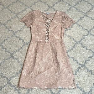 Lace Up Tobi Mini Dress